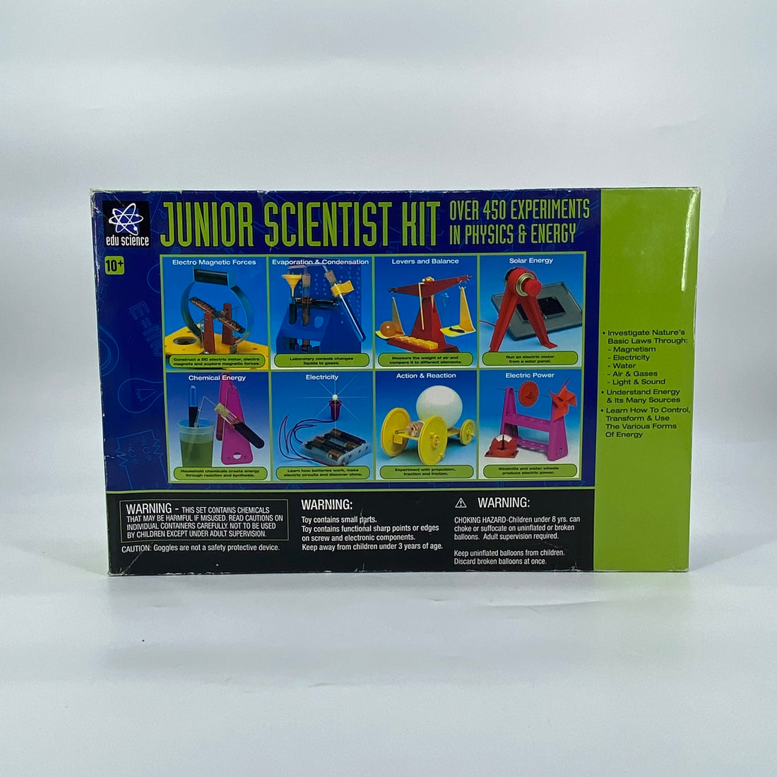 Junior scientist kit - 450 experiments in phisics &amp; energy