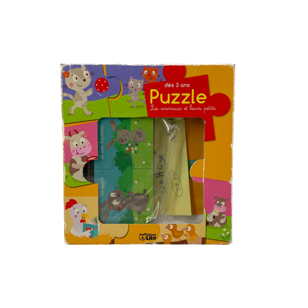 Puzzle - Les animaux et leurs petits- Édition 2013