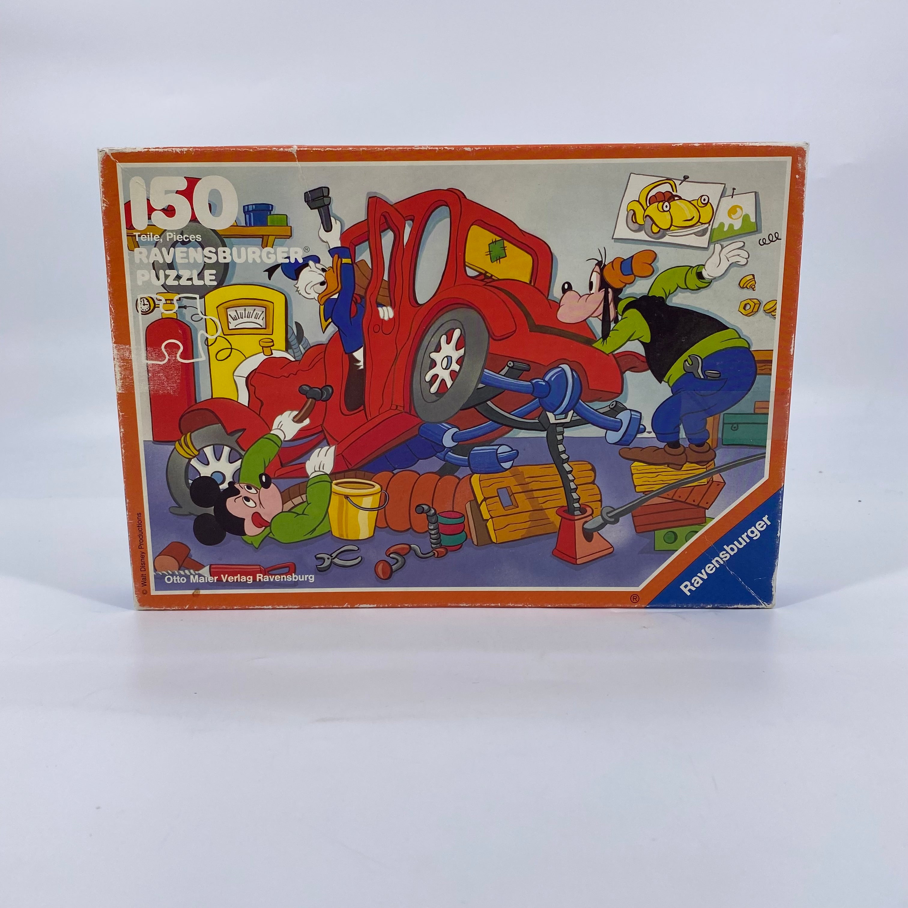 Puzzle  Disney - Mickey et Dingo - 150 pièces- Édition 1986