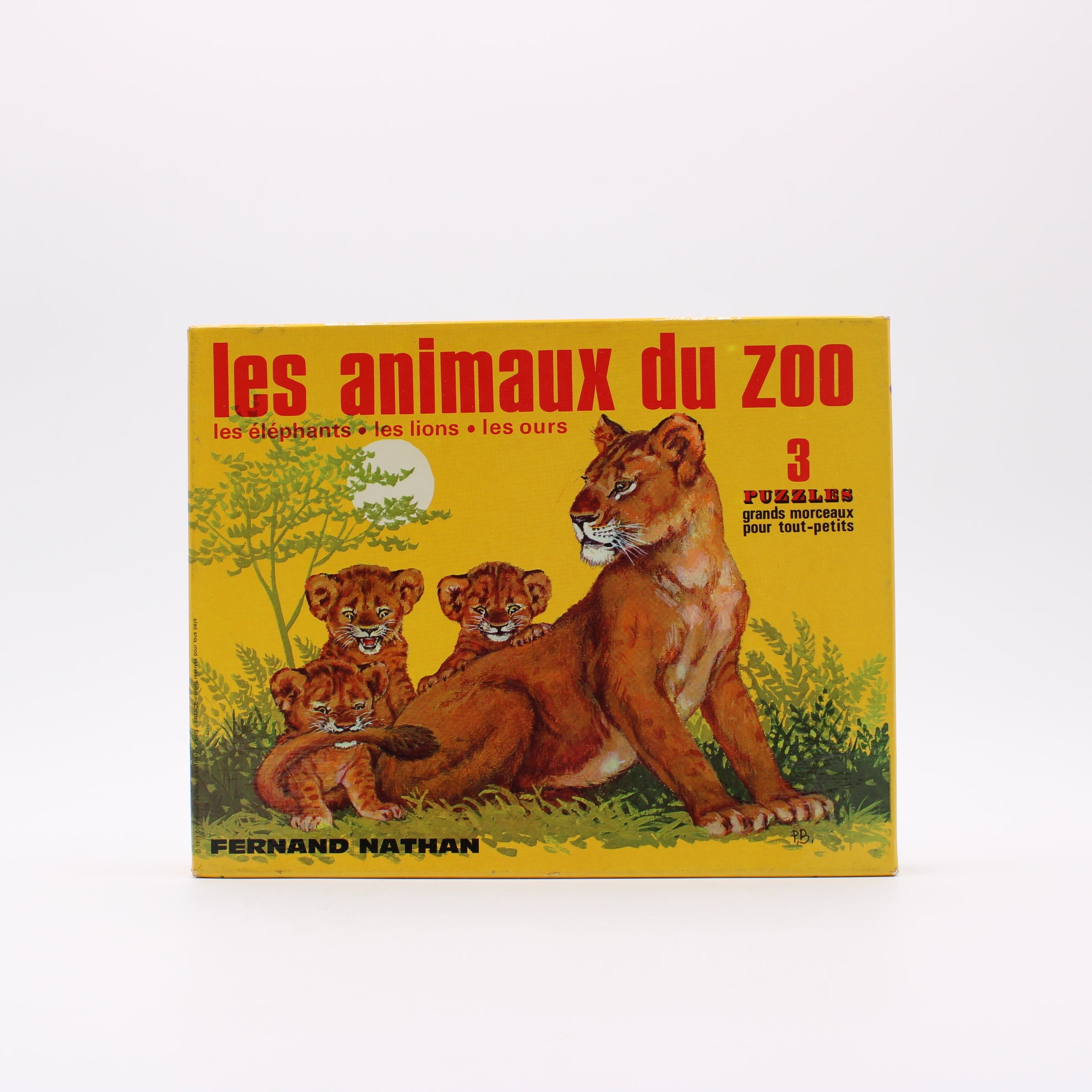 Puzzle - Les animaux du zoo - x3