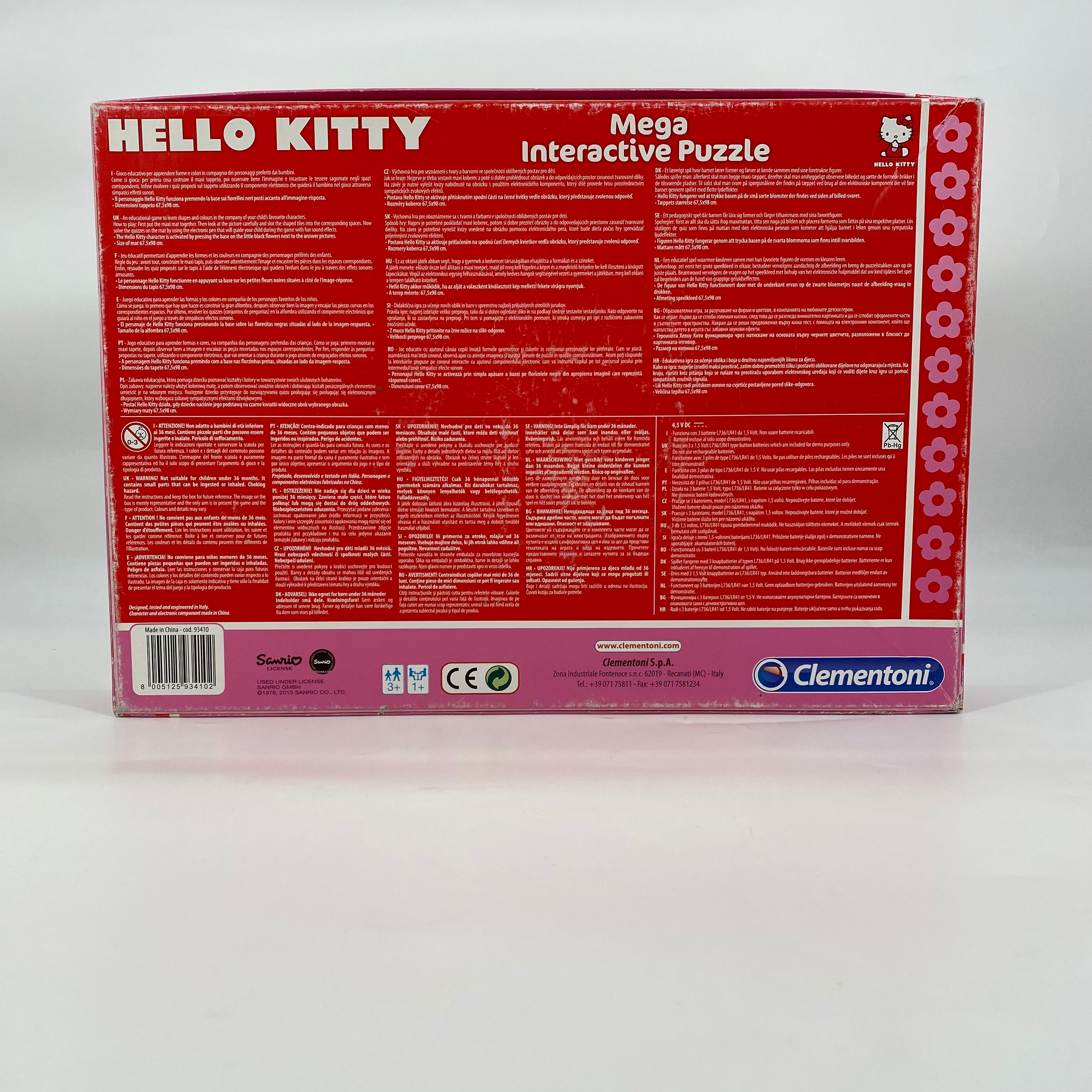 Mega interactive puzzle - Hello Kitty - 25 pièces