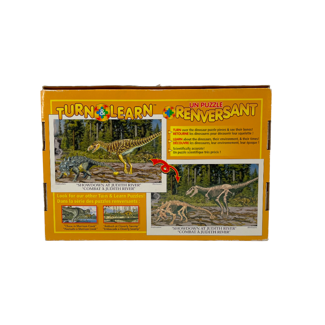 Turn &amp; learn - Un puzzle renversant - Dinosaure- Édition 2000