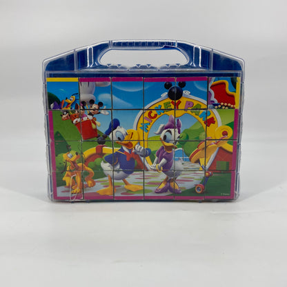 Coffret cubes puzzle - Mickey park - 24 pièces