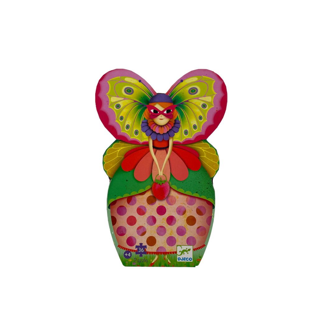 Puzzle - La demoiselle papillon - 36 pièces