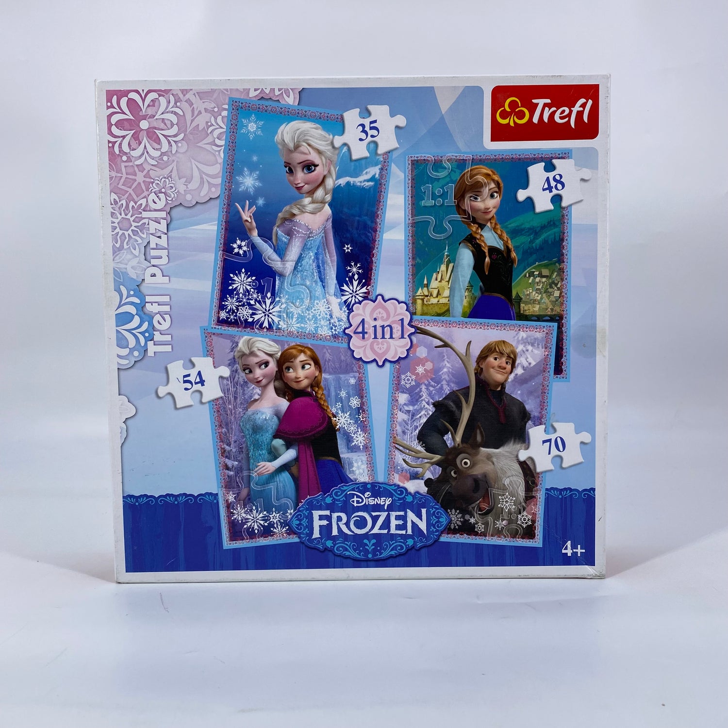 4 Puzzles progressifs Frozen- Édition 2005