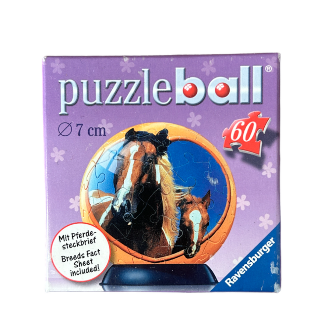 Puzzle 3D - Ball - Poney - 60 pièces- Édition 2006