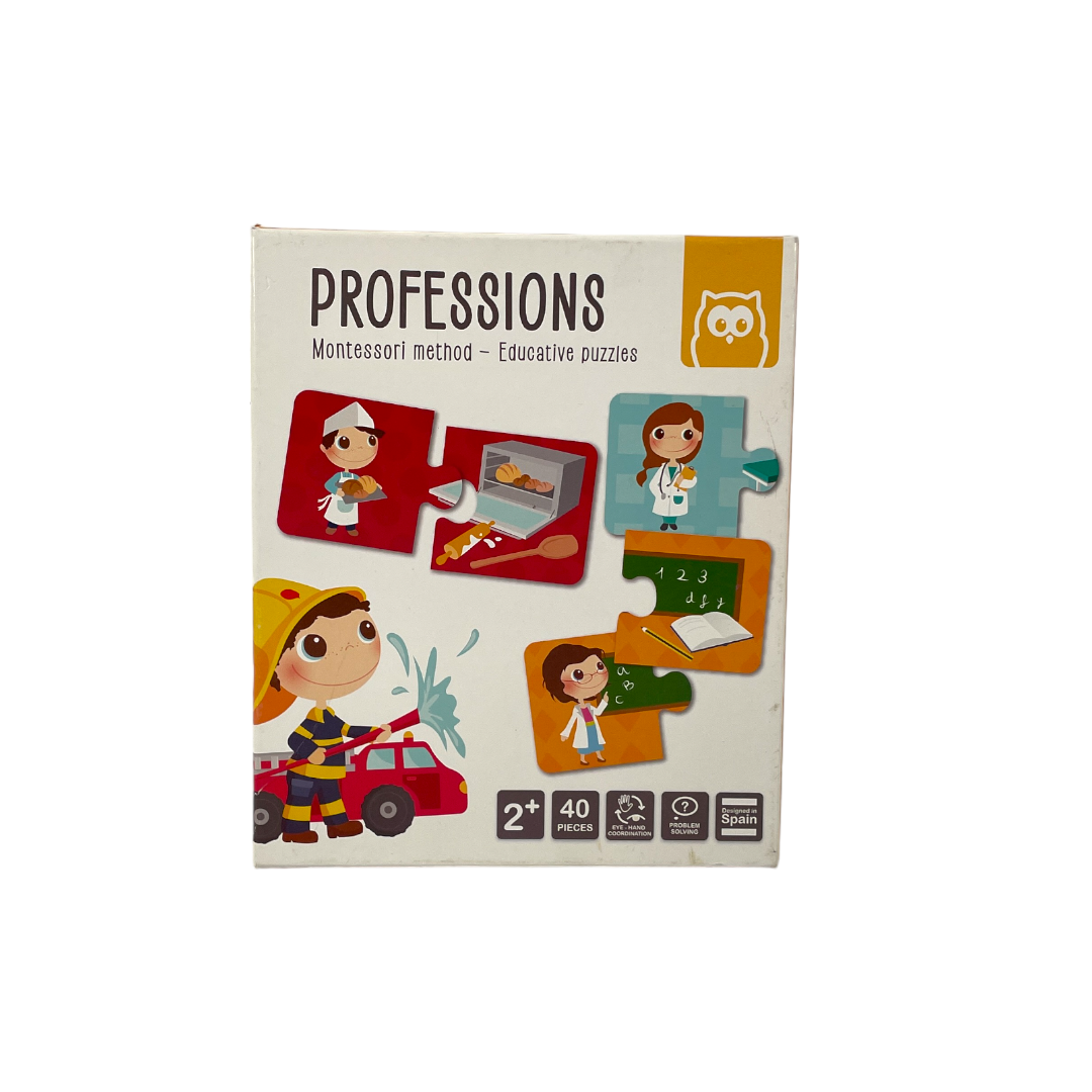 Professions - Puzzles éducatifs