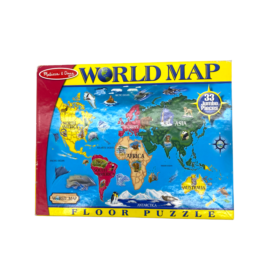 Puzzle - World Map - 33 pièces