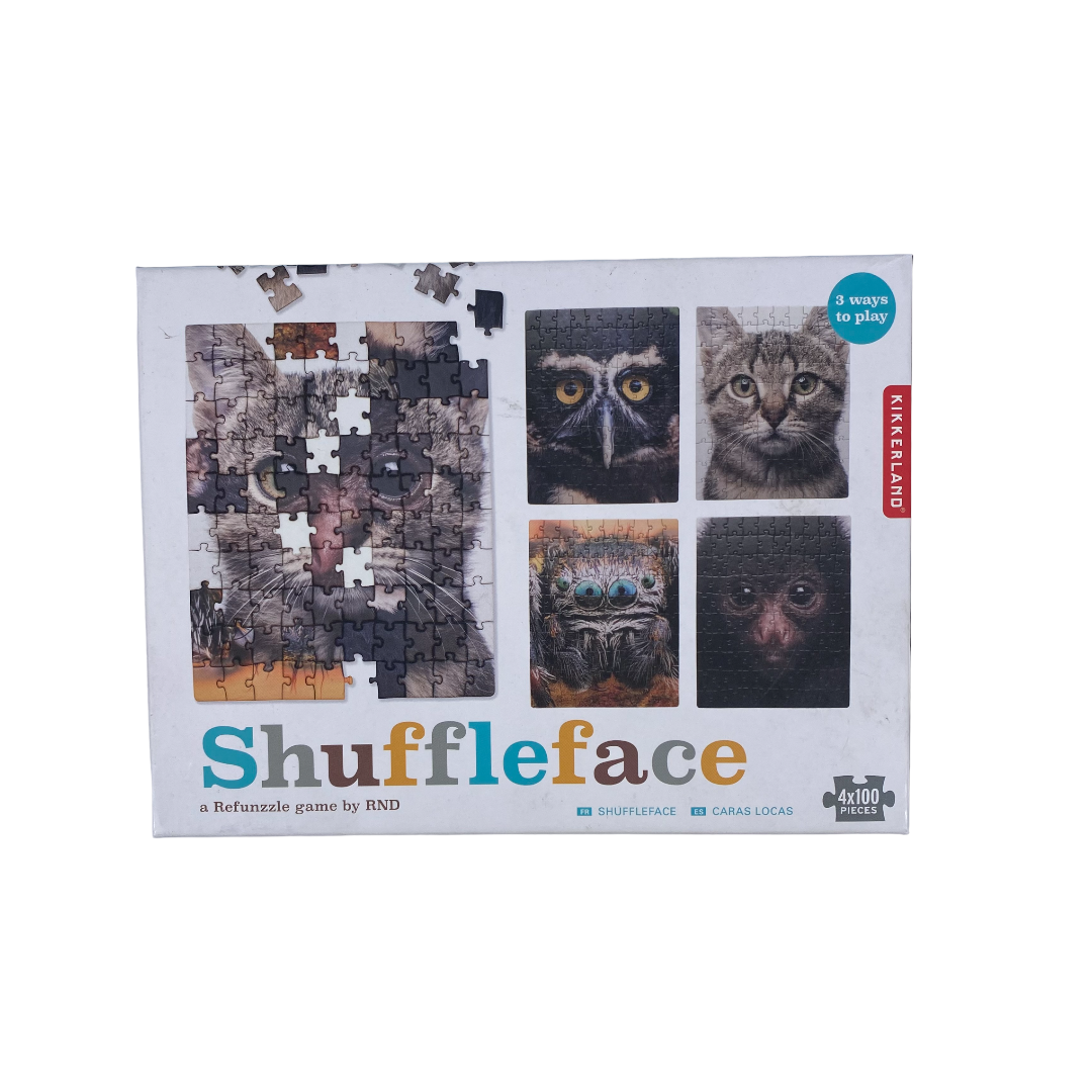 Puzzle - Shuffle face - 4x100 pièces