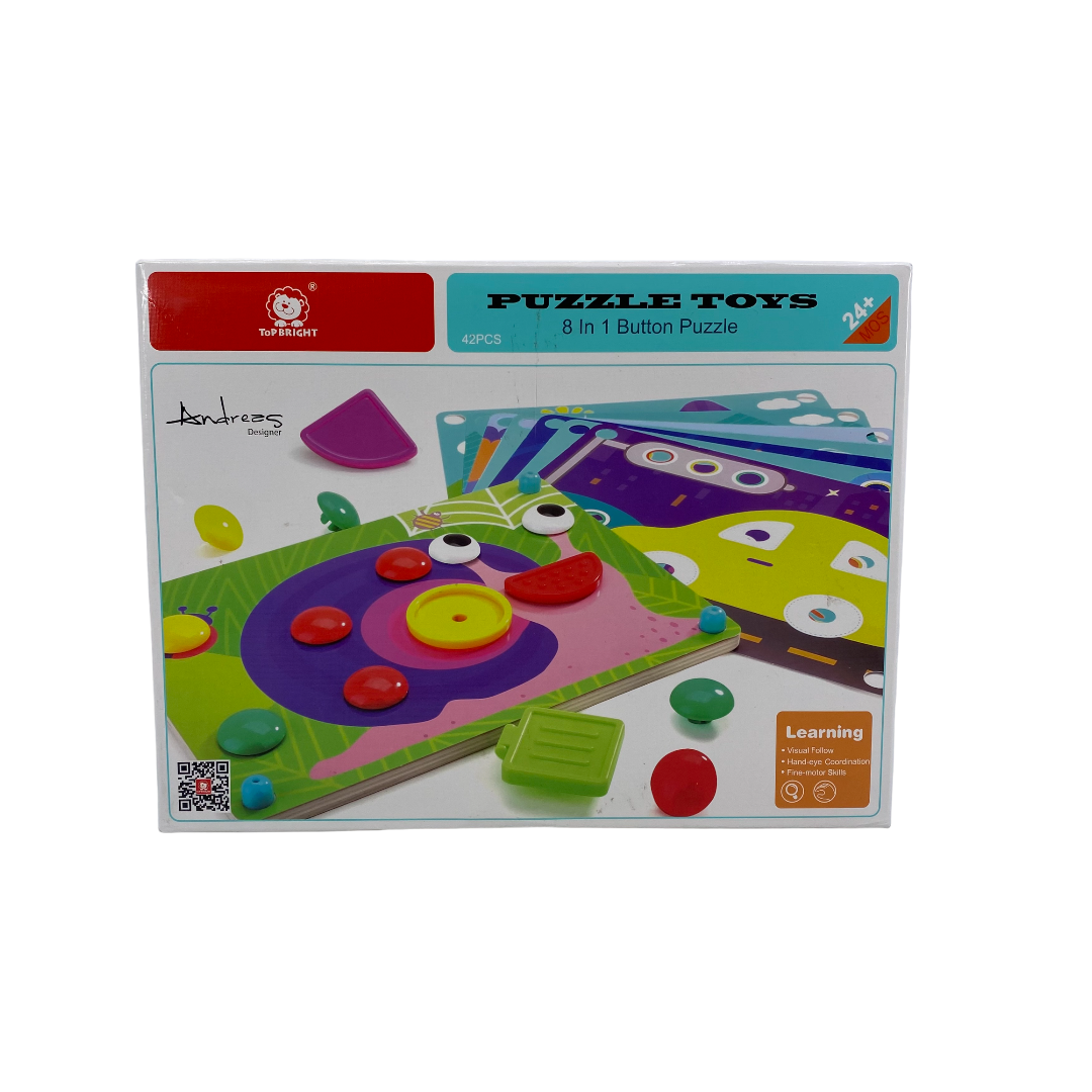 Puzzle - Toys - 8 in 1 button puzzle