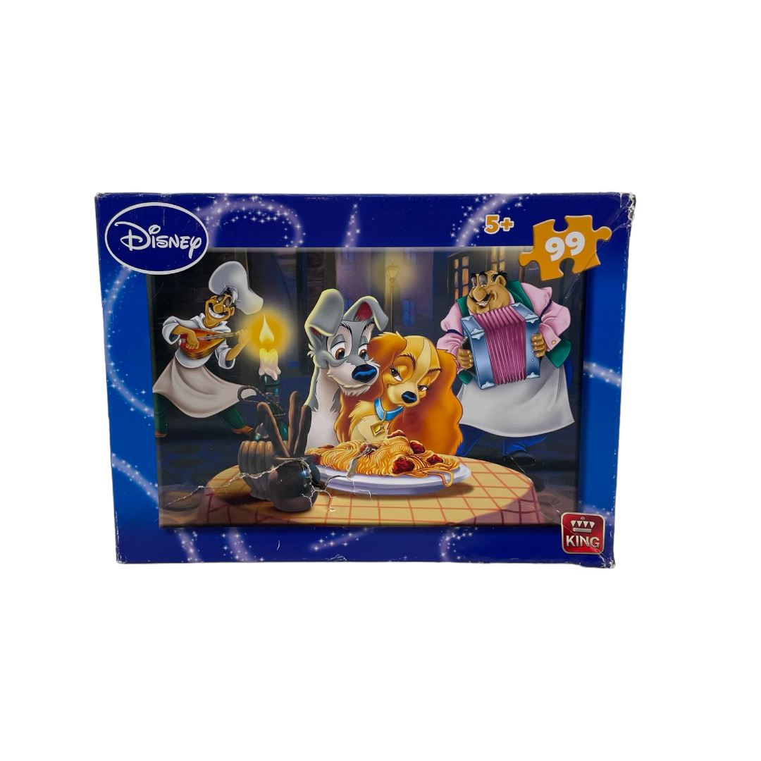 Puzzle Disney -  La Belle et le Clochard - 100 pièces