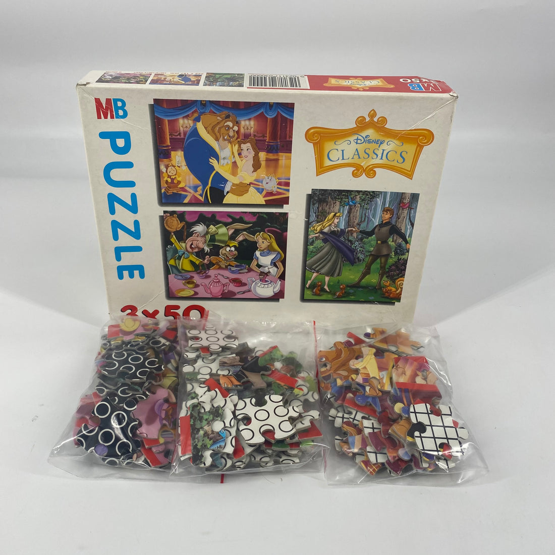 Puzzle Disney - Classics - 3x50 pièces- Édition 1994