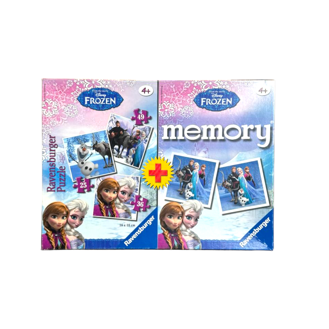 Memory + Puzzle La Reine des Neiges 2- Édition 2014