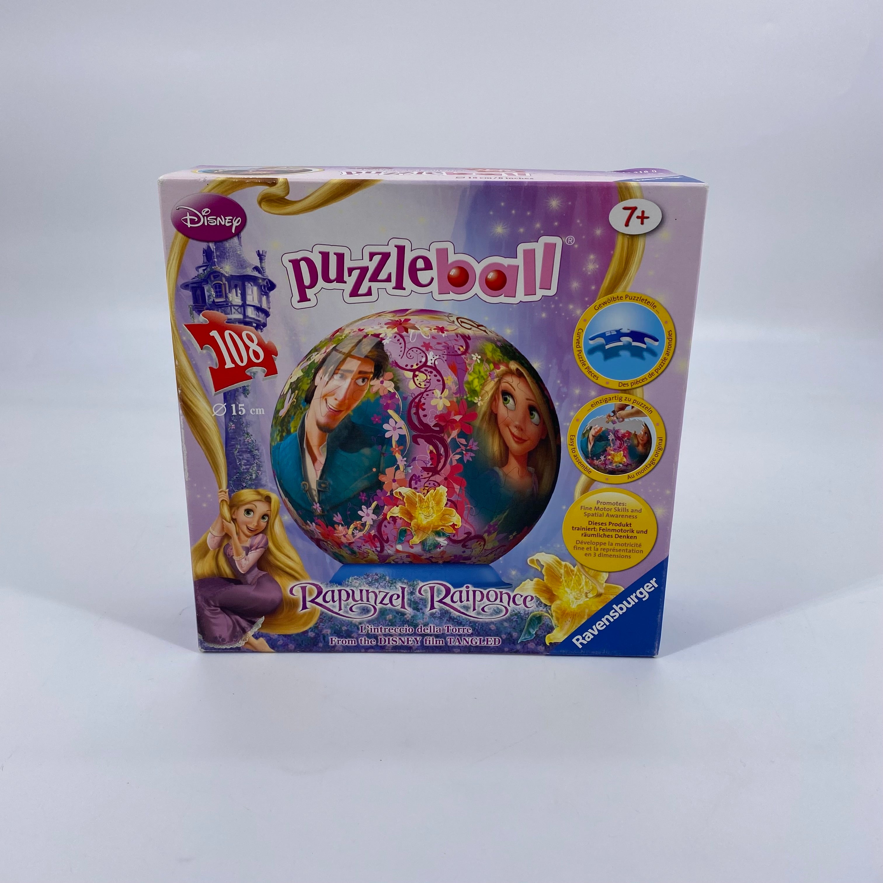 Puzzle Ball 3D Disney - Raiponce - 108 pièces- Édition 2011