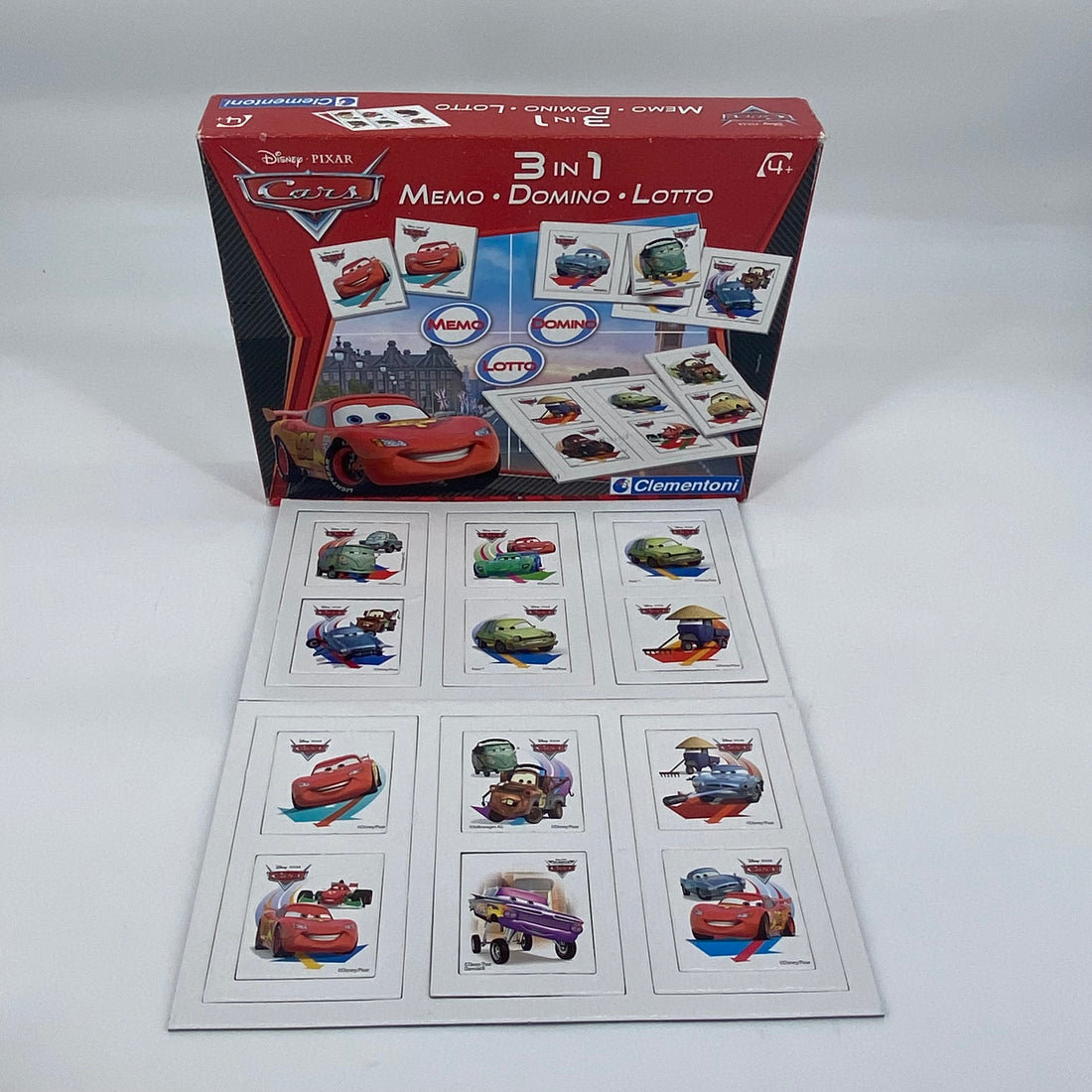 Disney Cars - 3 en 1 memo, domino, loto- Édition 2007
