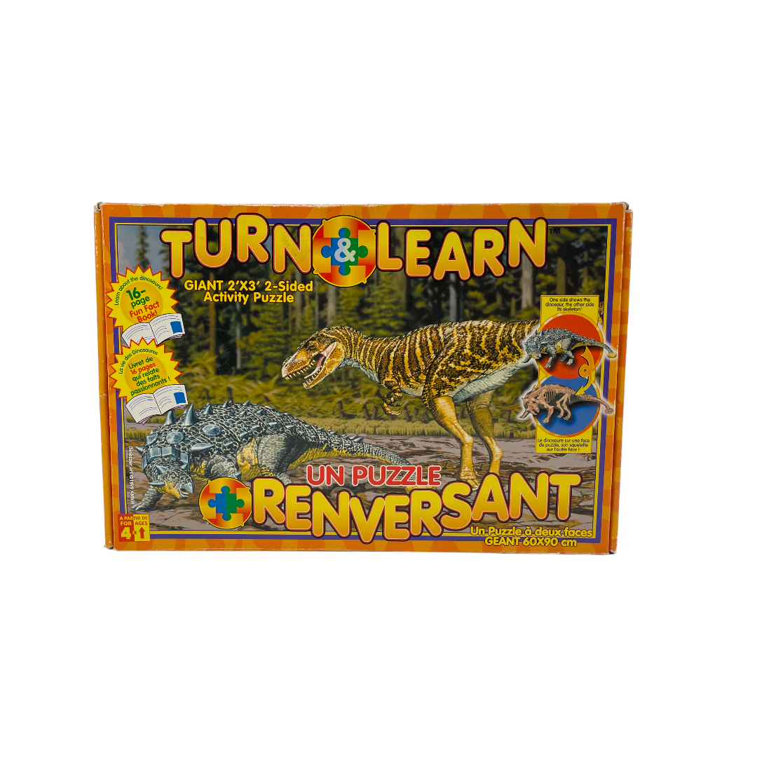 Turn &amp; learn - Un puzzle renversant - Dinosaure- Édition 2000