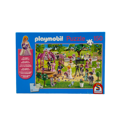 Puzzle - Playmobil Au mariage  - 150 pièces + figurine- Édition 2018