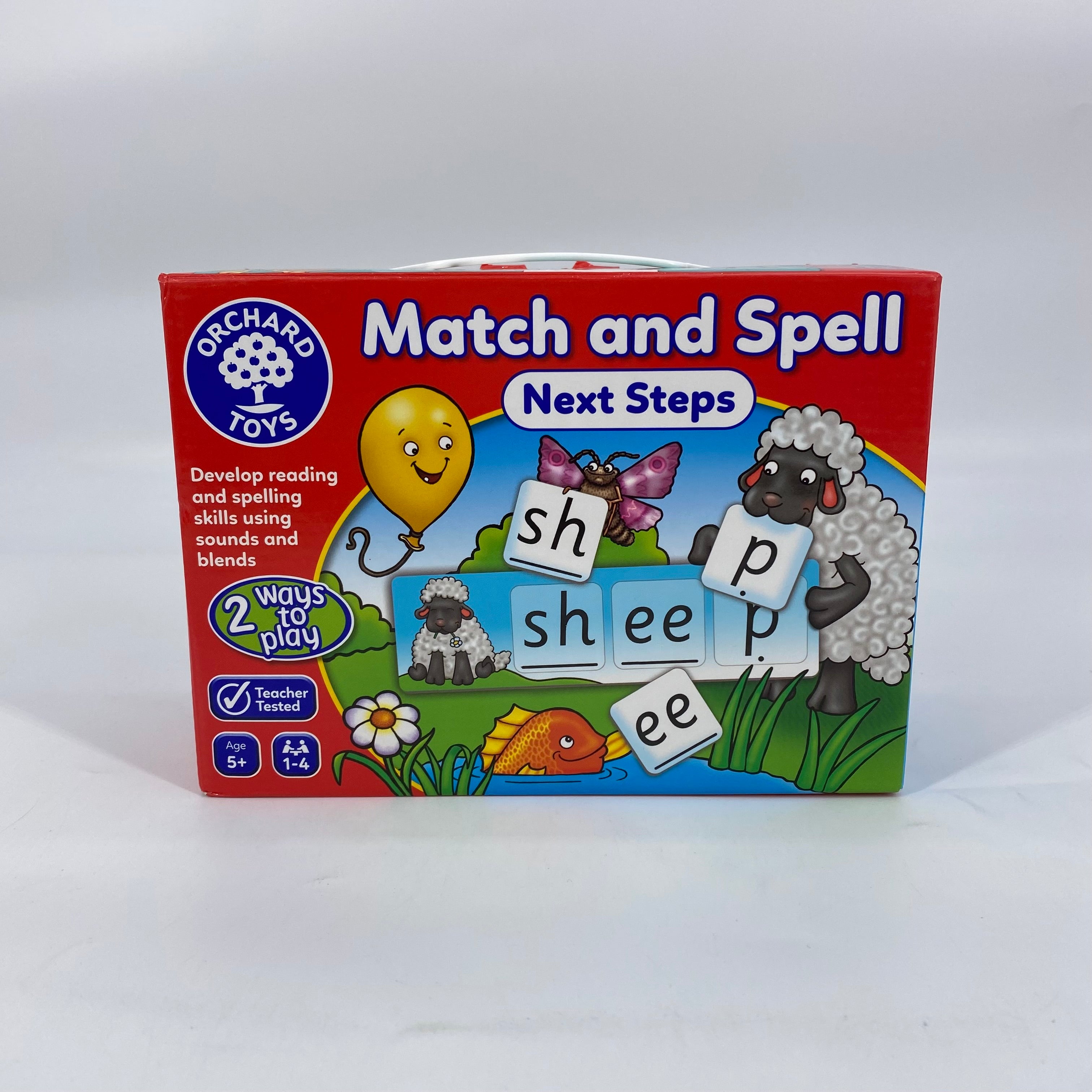 Match and spell - Next steps