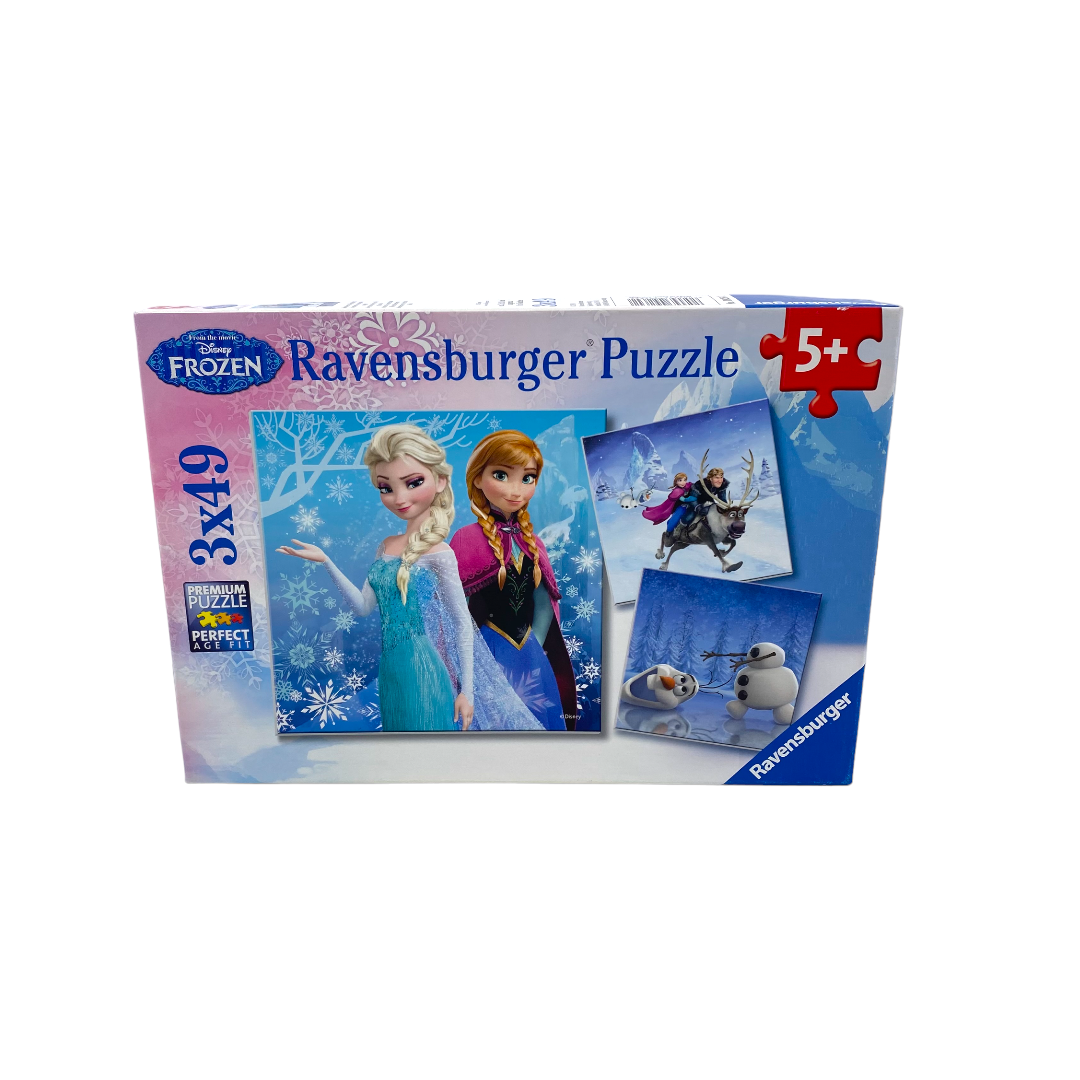 Puzzle Disney - La Reine Des Neiges - 3x49 pièces- Édition 2014