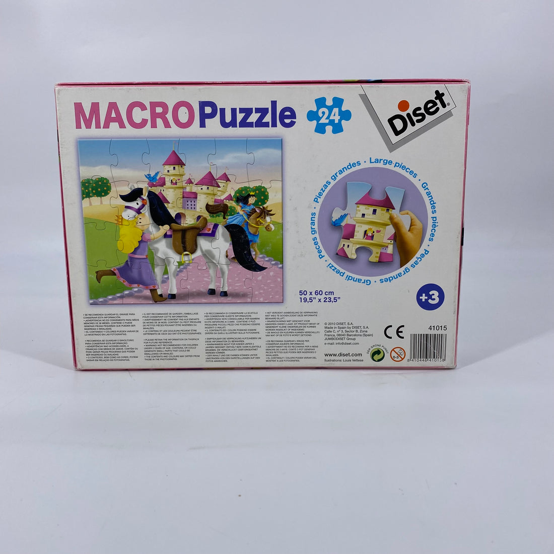 Macro puzzle - Princesse et château - 24 pièces- Édition 2010