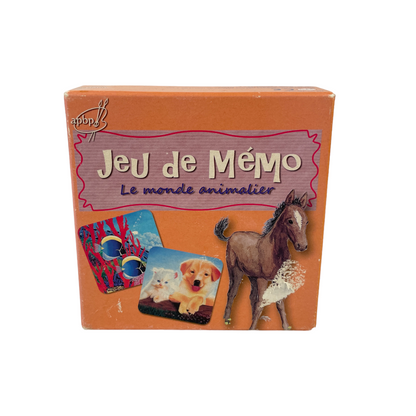 Jeu de mémo - Le monde animalier