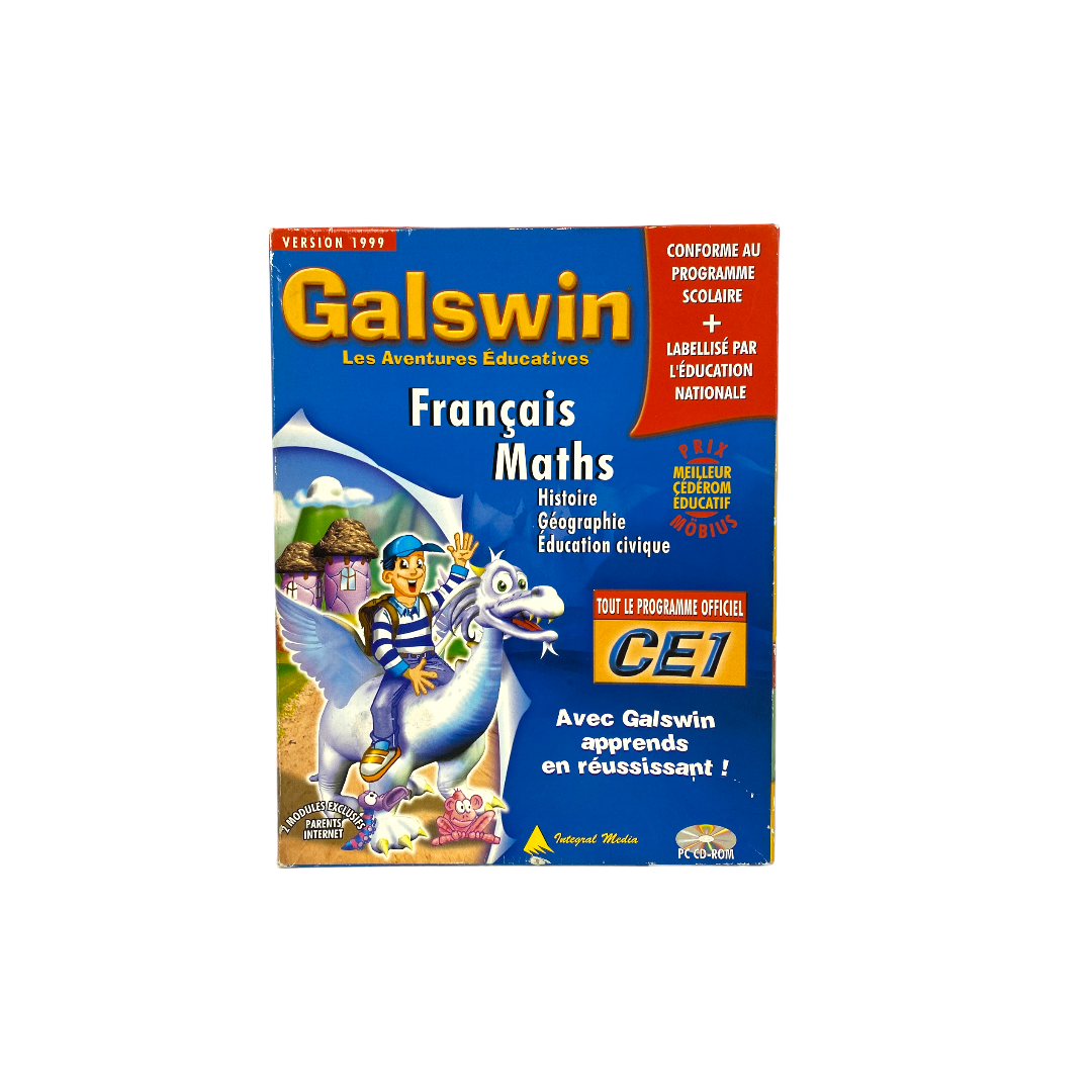 CD-ROM - Galswin - Les aventures éducatives- Édition 1999