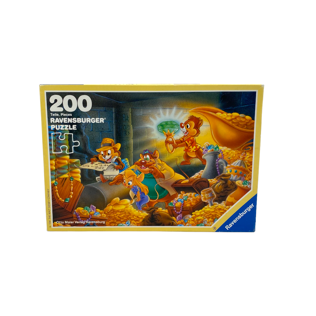 Puzzle - Tic et Tac Rangers du risque - 200 pièces- Édition 1991