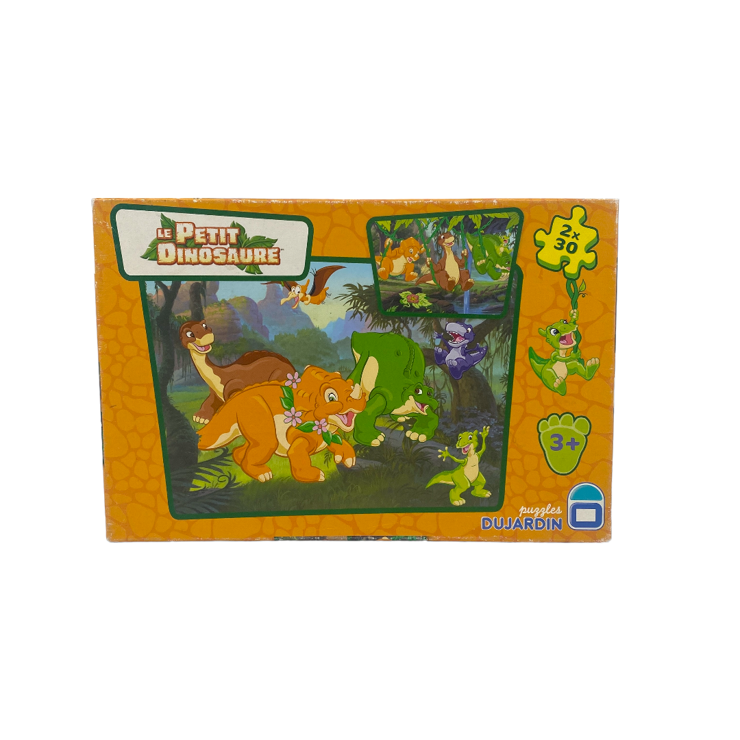 Puzzle - Le petit dinosaure - 2x30 pièces