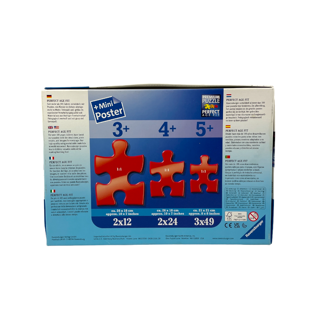 Puzzle Ravensburger - Frozen 2 - 3x49 pièces