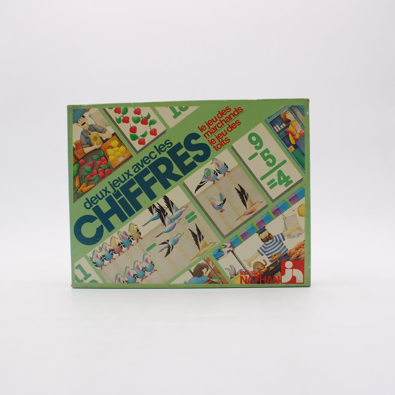 Deux jeux avec les chiffres : le jeu des marchands - le jeu des toits- Édition 1982