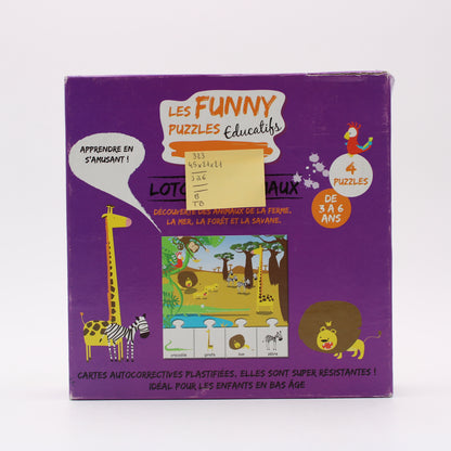 Puzzle - Les Funny puzzles éducatifs - 4x4 pièces