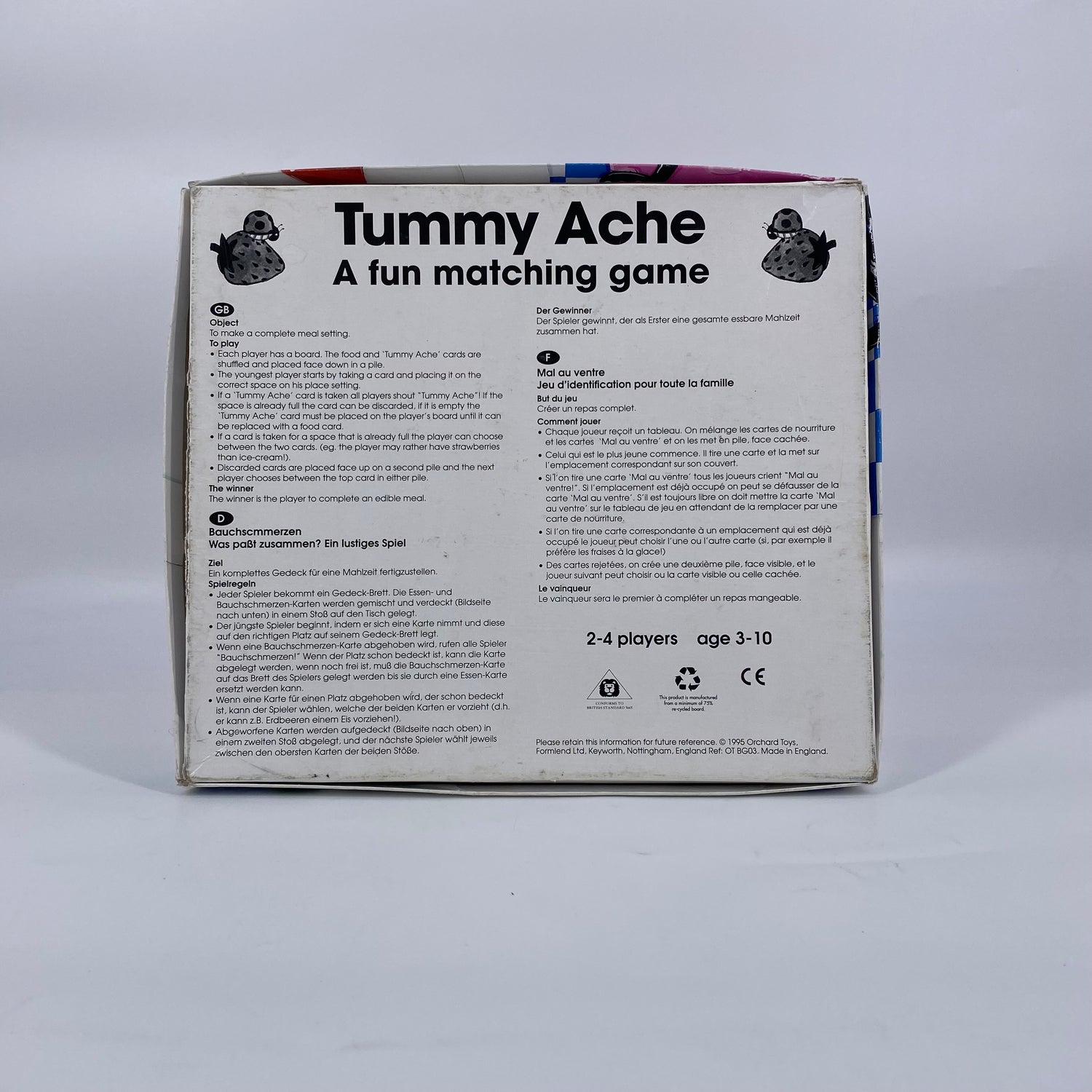 Tummy ache- Édition 1995