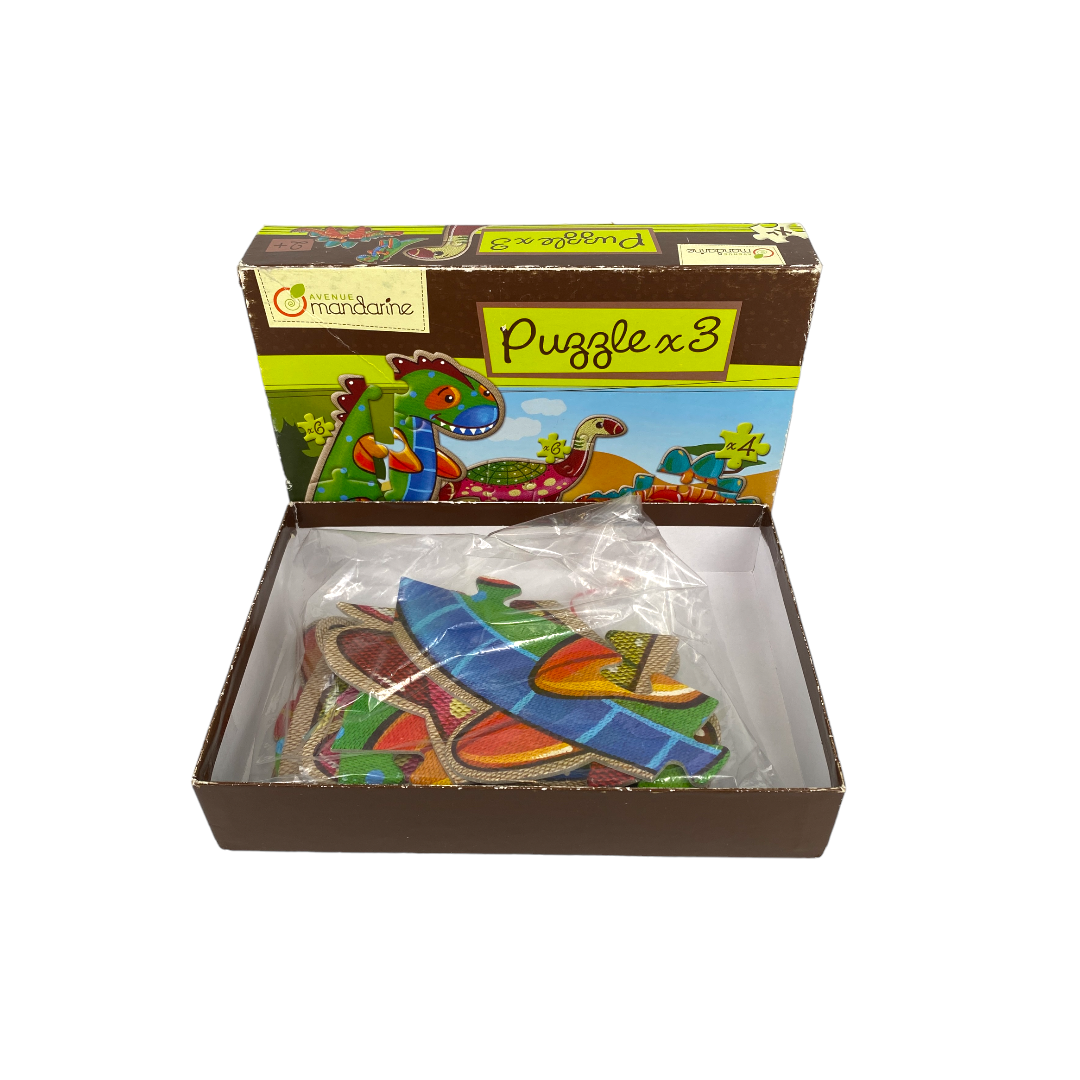 Puzzle - Dinosaures - x3