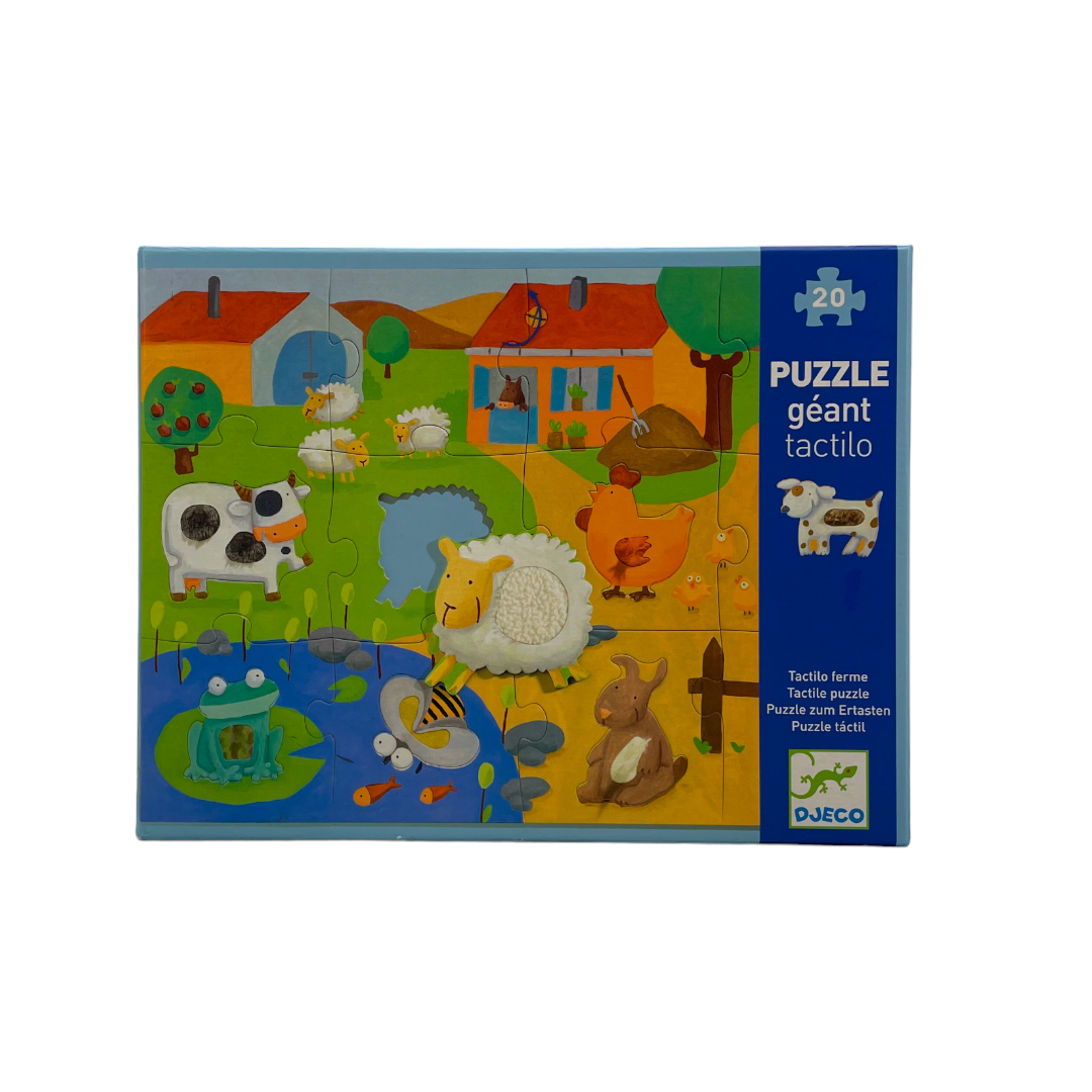 Puzzle géant  - Tactilo ferme - 20 pièces géantes