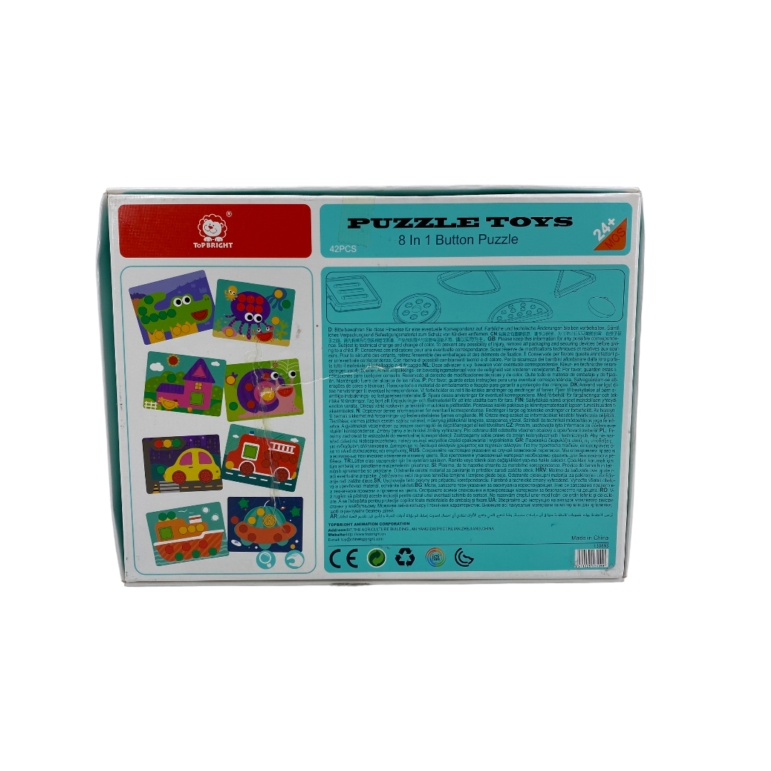 Puzzle - Toys - 8 in 1 button puzzle